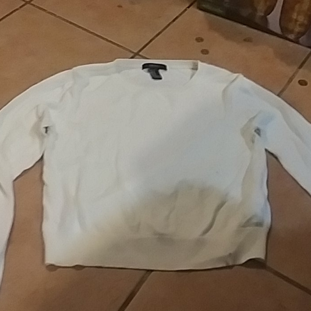 Forever 21 crop top long sleeve
